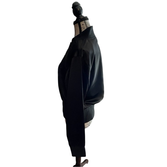 Beastmode Black Satin Bomber Jacket - Picture 4 of 7